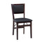 (Espresso) - Linon Keira Padded Folding Dining Chairs - Set of 2