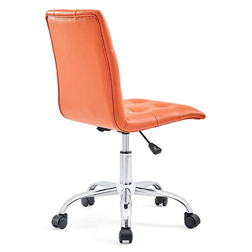 Modway Prim Mid Back Office Chair, Orange