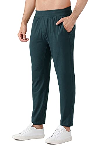 Willit Men's Running Pants Stretch Golf Joggers Lightweight Workout Pants with Zipper Pockets