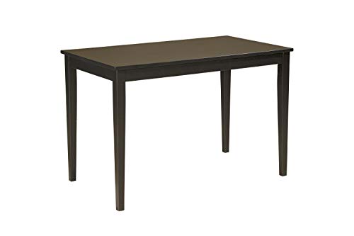 Ashley Furniture Signature Design - Kimonte Dining Room Table - Rectangular - Dark Brown