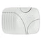 Corelle Vitrelle 6-Piece Salad Plates Set, Triple Layer Glass and Chip Resistant, Lightweight Square 9-Inch Plates, Simple Lines