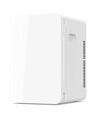 YOPOWER Mini Portable Compact Personal Fridge Cooler, 22 Liter Capacity, Includes Plugs for Home Outlet & 12V Car Charger, White