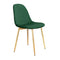 Higliocas Dining Chairs Velvet Accent Chair: Modern Dining Chairs Set of 4 in Dining Room and Kitchen Room