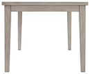 Signature Design by Ashley Parellen Modern Farmhouse Rectangular Dining Room Table, Gray