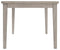 Signature Design by Ashley Parellen Modern Farmhouse Rectangular Dining Room Table, Gray