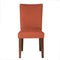 HomePop Parsons Classic Upholstered Accent Dining Chair, Single Pack, Orange