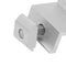 Solar Mount Z Brackets, Glossy Finish Standard Size 10PCS Lightweight PV Mounting Side Clamps Easy To Install for Panel Installation (35mm)