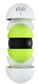 Vice Pro Plus Golf Balls, White