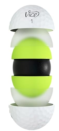 Vice Pro Plus Golf Balls, White