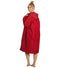 Sporti Comfort Fleece-Lined Swim Parka, Red Shell/ Charcoal Lining, Large