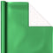 Hallmark Foil Christmas Paper with Cut Lines on Reverse (3 Rolls: 60 sq ft TTL) Gift Wrap, Tri-Pack, Red, Green, Gold Solid