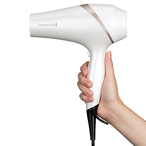Remington HYDRAluxe Hair Dryer with Moisture Lock Conditioners - Includes Diffusor and Slim Styling, Wide Drying Concentrators - AC8901