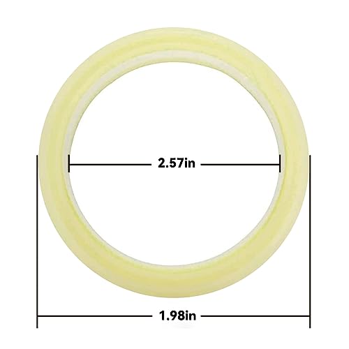 2 PCS Brew Group Head Seal Gasket, Proxima Direct 54MM Silicone Steam Ring Replacement Part Compatible with Breville Espresso Coffee Machine 878/870/860/840/810/500/450