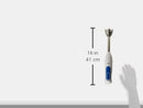 Braun Household MultiQuick 3, Hand Blender with Chopper & Whisk, MQ3045 Aperitive, White/Blue