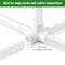 Zernmiarder 5 Way PVC Pipe Fittings 1/2 Inch, PVC Elbow Corner Side Outlet Tee Fitting, SCH40 Furniture Grade PVC Pipe Connectors - Fits 1/2" PVC Pipes, 12 Pieces
