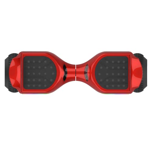 AhaTech G11 Swift Self-Balancing Electric Hoverboards Self Balancing Scooter with 6.5" Inch Tyres 700W Motor Power Bluetooth UL2272 Certified (Red)