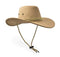 UltraKey Cowboy Hat, Sun Hat Faux Felt Leather Suede Travel Cap Western Hat Outdoor Sun Protect Beige