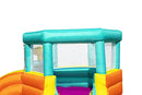 Bestway Inflatable Water Park 5.65x3.73x2.65m Slide World Jumping Castle, Climbing Wall Game, Double Slides Blow Up Playground Bouncer for Outdoor