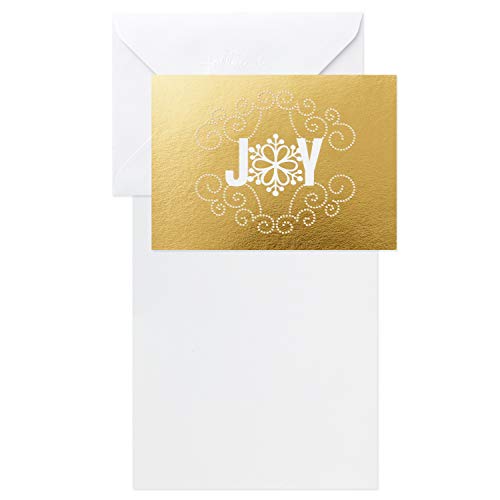Hallmark Religious Boxed Christmas Cards Assortment, Gold Foil (48 Cards with Envelopes)