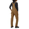 Dickies womens Duck Double Front Bib Overalls, Rinsed Brown Duck, X-Small