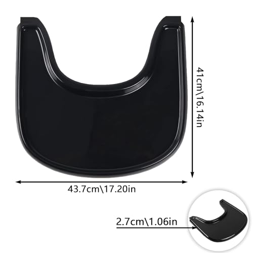 HXEternal Tray Designed Exclusively for Tripp Trapp Chair (Black)