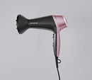 Remington Curl and Straight Confidence Hair Dryer, D5706AU, 2200W (AU Plug), Ceramic With Tourmaline Prevents Frizz, Includes 2 Concentrators, Diffuser & Round Brush, Black & Pink