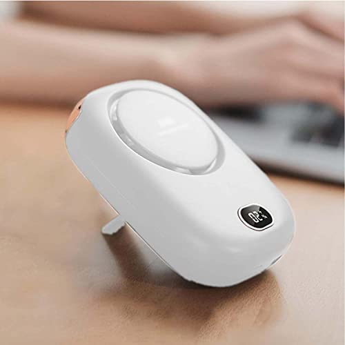Mini Fan,Mini Handheld Fan Portable Neck Fan Small Personal Fan USB Rechargeable 3 Speed Adjustable Air Conditioning Necklace Fan for Home Office Outdoor Travel (White)