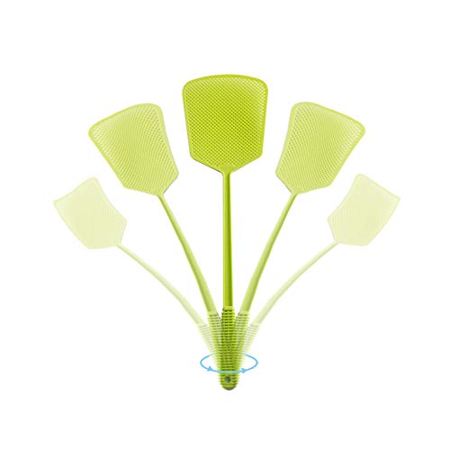 ValueHall Fly Swatter Manual Pest Control Durable Long Handle Swatter Set Mosquitoes Fly Killer(5 Pack) V7024B (Colorful 2)