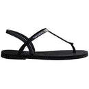 Havaianas Women's Paraty Flat Sandal, Black, 3 UK