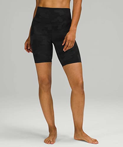 LULULEMON Align High-Rise Short, Black Camo (8"), 18