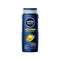 NIVEA MEN Power Fresh 3 in 1 Shower Gel and Body Wash (500ml), Multi-Use Shower Gel for Body, Face and Hair with Invigorating Citrus Infusion, Shower Gel and Body Wash with 24Hr Fresh Effect, 99% Biodegradable Formula with Masculine Scent, Shower Gel for