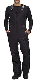 Arctix Men's Avalanche Bib Overall, Black, Large