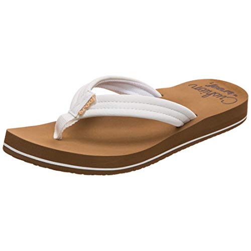 Reef Women's Cushion Breeze Flip-Flop, Cloud, 10 US