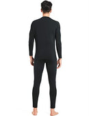 Men’s Thermal Underwear Fleece Lined Base Layer Long Johns Set Top and Bottom Winter Sports Suits