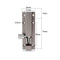 Zhi Jin 1Pc Thick Slide Barrel Door Bolt Latch Heavy Duty Gate Lock Security Guard Hardware