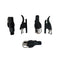 LIZHOUMIL 2 Pack Sea Fishing Casting Trigger, Casting Cannon Clip, Bionic Finger, Thumb Button, Fixed Spool Casting Aid for Sea Shore Beach Fishing Black