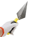 ZJNOTED 4 Piece Concrete Tools includes plastering trowel with SQ teeth plastering trowel with V teech 11” bricklaying trowel 6”pointing trowel