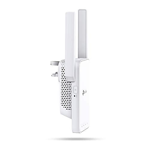 TP-Link AC1200 Mesh Wi-Fi Range Extender, Dual band Broadband/Wi-Fi Extender, Wi-Fi Booster/Hotspot with 1 Ethernet Port, Plug and Play, Smart signal indicator, Build-in AP mode, UK Plug, White(RE315)