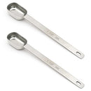 BERYLER® 2 PCS 1 Teaspoon(1 Tsp | 1/3 Tbsp | 5 mL | 5 cc | 1/6 oz) Single Measuring Spoon, Stainless Steel Individual Spoons, Long Handle Spoons Only