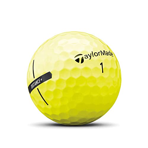 2021 TaylorMade Yellow Distance+ Golf Balls