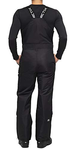 Arctix Men's Avalanche Bib Overall, Black, Large