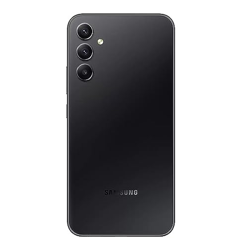 SAMSUNG Galaxy A34 5G + 4G LTE Latin American Version (256GB + 8GB) Unlocked Worldwide 6.6" 120Hz 48MP Triple Camera - (Black)