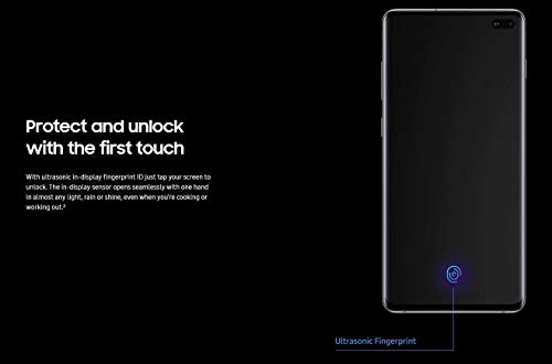 Samsung Galaxy S10+ Plus (128GB, 8GB) 6.4" AMOLED, Snapdragon 855, IP68 Water Resistant, Global 4G LTE (GSM + CDMA) T-Mobile Unlocked (AT&T, Verizon, Sprint, Metro) G975U (Prism Black)
