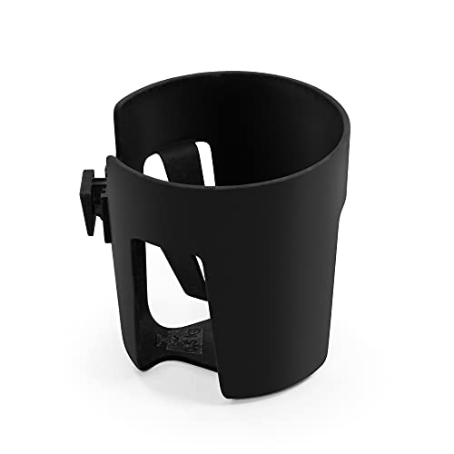 Stokke Stroller Cup Holder, Black - Compatible with Stokke Xplory X, Trailz & Beat Strollers + Stokke Flexi Bath Stand