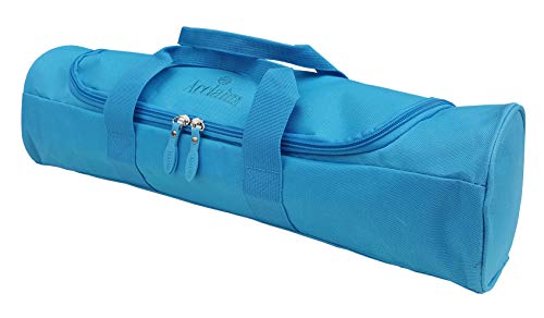 Acclaim Aberdeen Nylon Four Bowl Level Lawn Flat Green Short Mat Locker Bowls Bag (Blue)