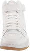 Reebok Unisex-Adult Resonator Mid Basketball Shoes, White/Gum, 8.5 Women/7 Men