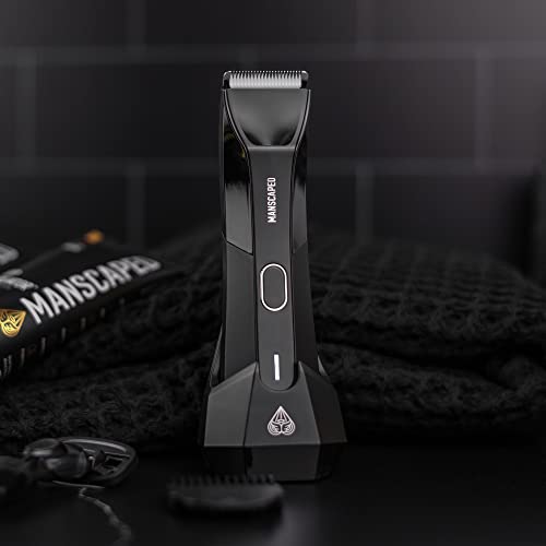 MANSCAPED™ Nuts and Bolts 4.0 Men's Grooming Kit, Includes The Lawn Mower™ 4.0 Ergonomically Designed Powerful Waterproof Trimmer, The Crop Preserver™ Ball Deodorant and Disposable Shaving Mats