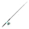 Zebco Kids Rambler Telescopic Spinning Reel and Fishing Rod Combo, 23.5-Inch to 5-Foot 3-Inch Telescoping Fishing Rod, Size 20 Reel, Pre-Spooled with 8-Pound Cajun Line, Seafoam/Black
