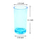 Youngever 8 Pack 500ML Plastic Water Tumbler, Set of 8, Plastic Glasses, Re-usable Plastic Cups, Unbreakable Glasses, Plastic Tumblers (4 Colors)