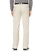 PGA TOUR Men's Flat Front Active Waistband Golf Pant with a Classic Fit, Moisture-Wicking and Sun Protection (Sizes 30-54), Silver Lining, 42W x 29L